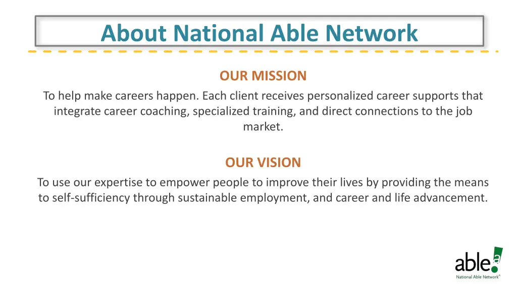 about national able network