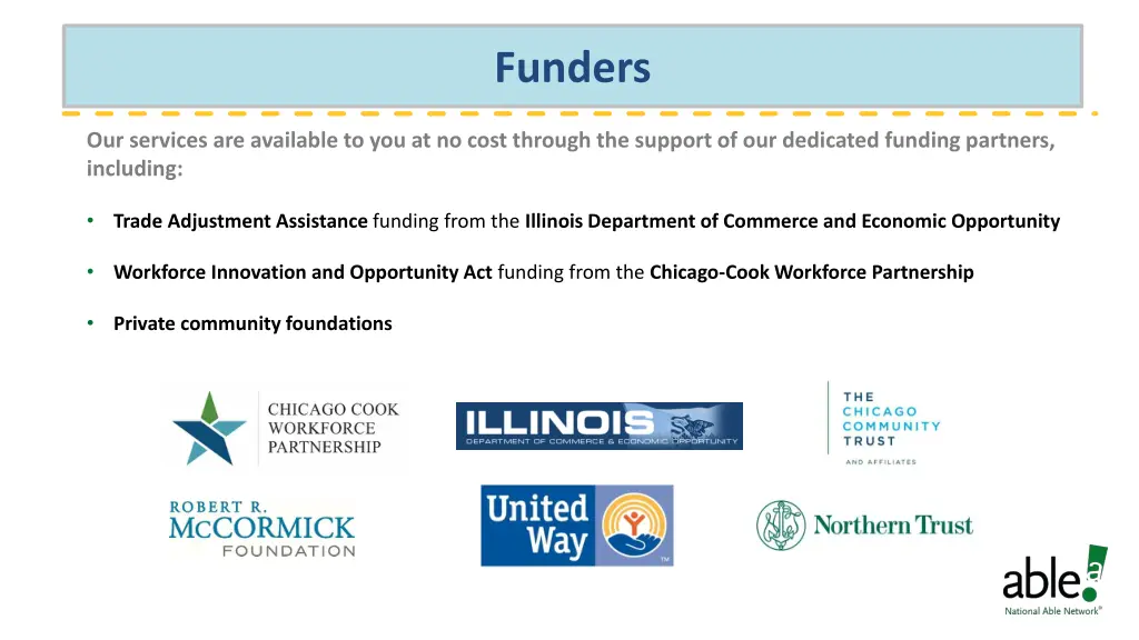 funders