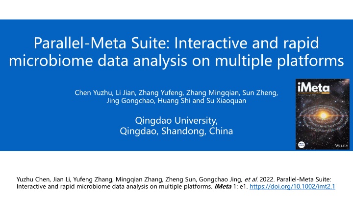 parallel meta suite interactive and rapid