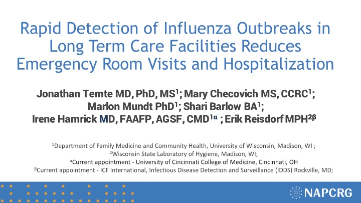 rapid detection of influenza outbreaks in long