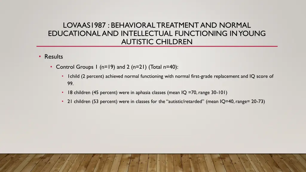 lovaas1987 behavioral treatment and normal 2