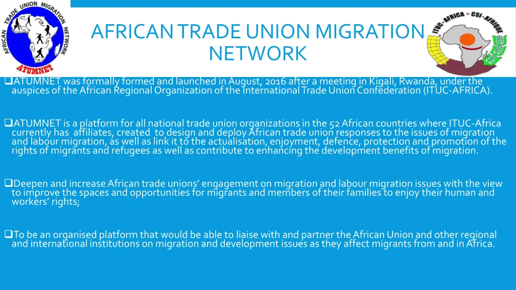 african trade union migration network