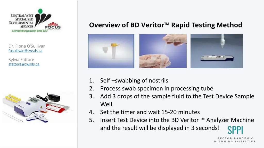 overview of bd veritor rapid testing method