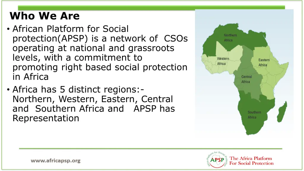 who we are african platform for social protection