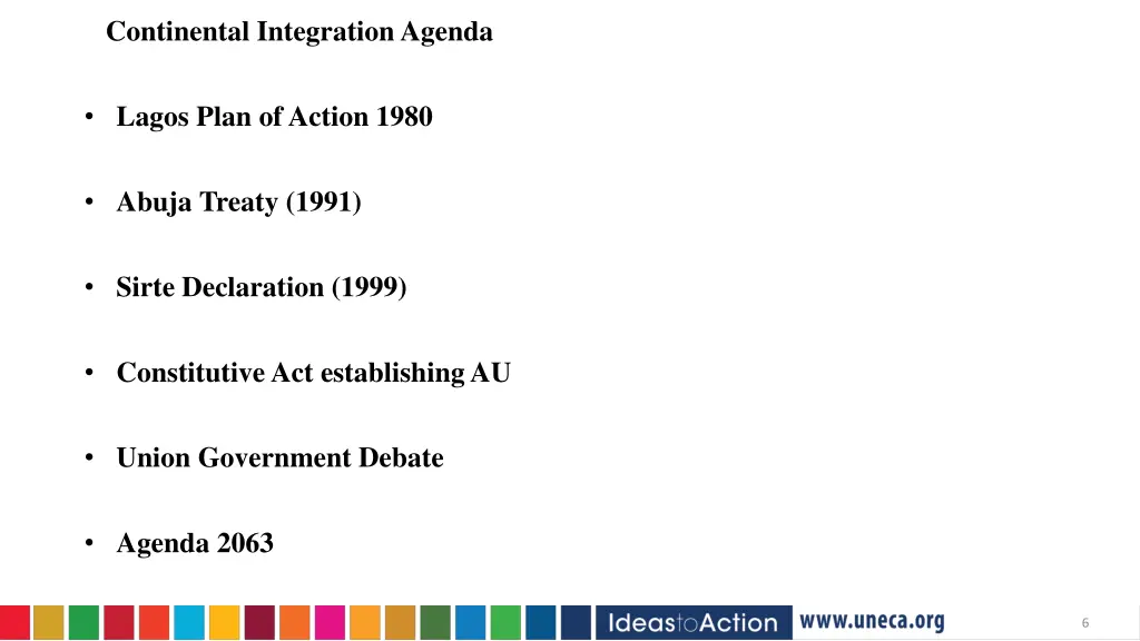 continental integration agenda