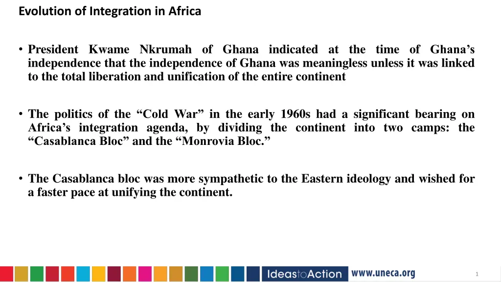 evolution of integration in africa