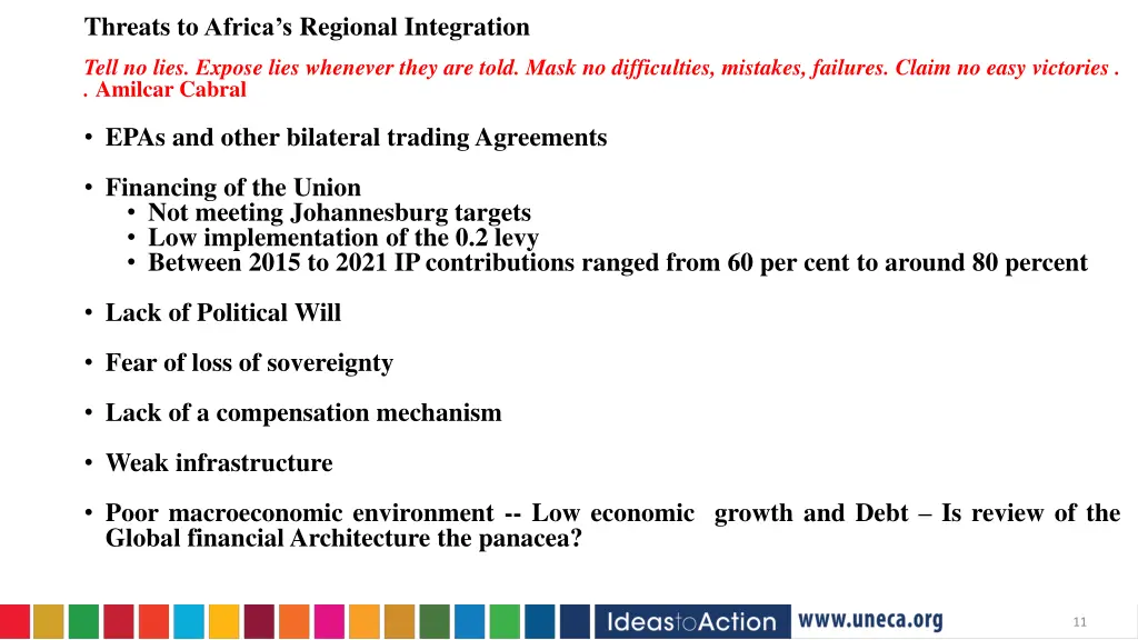 threats to africa s regional integration