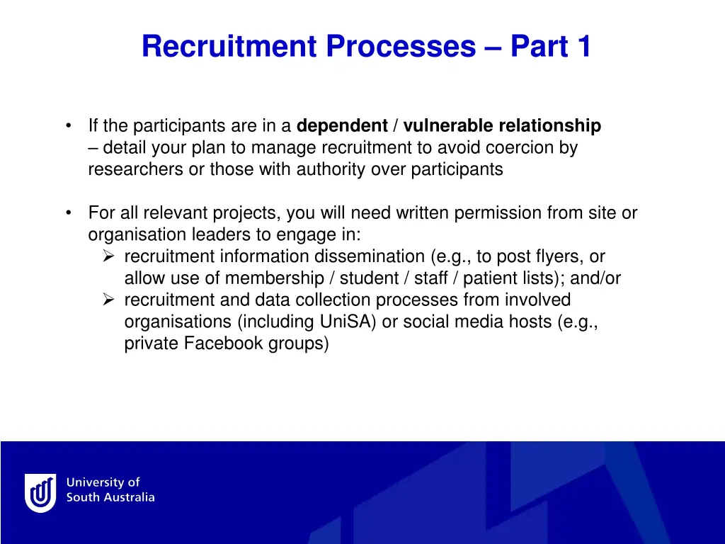 recruitment processes part 1