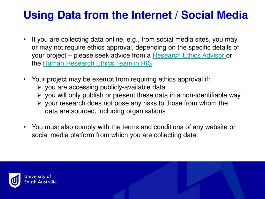 using data from the internet social media