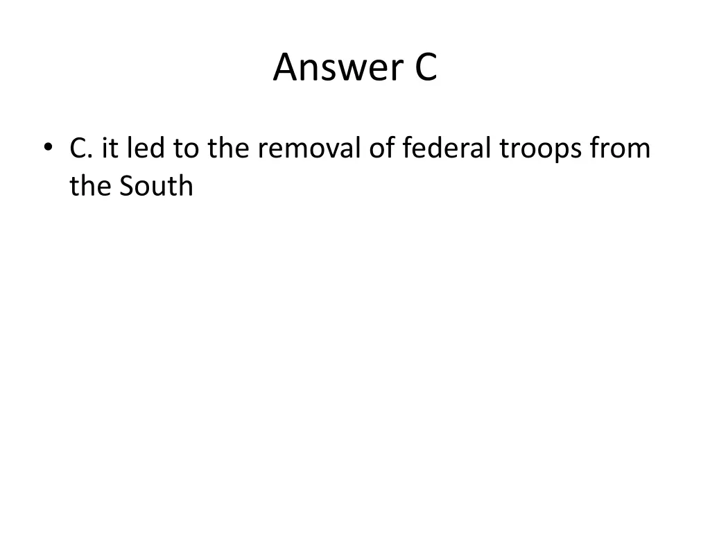 answer c