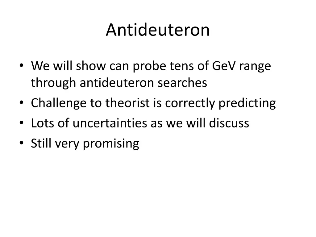 antideuteron