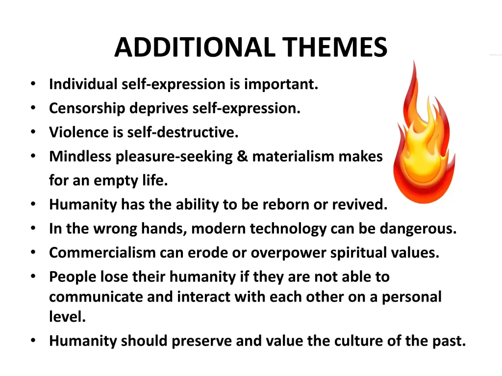 additional themes