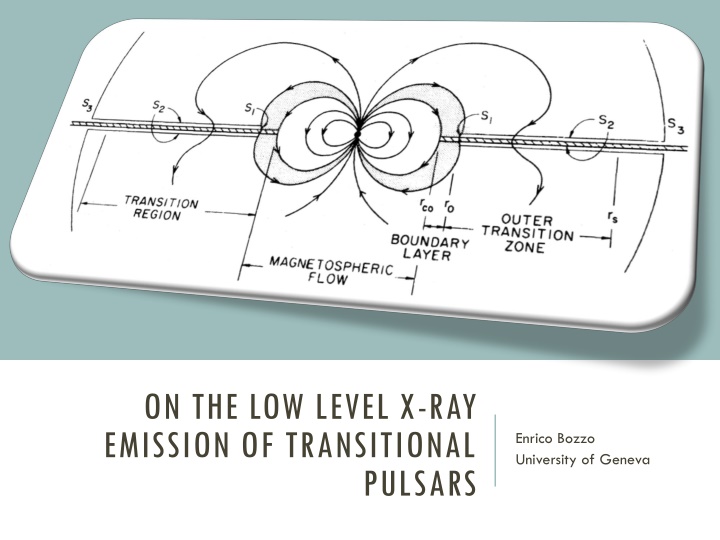 on the low level x ray emission of transitional