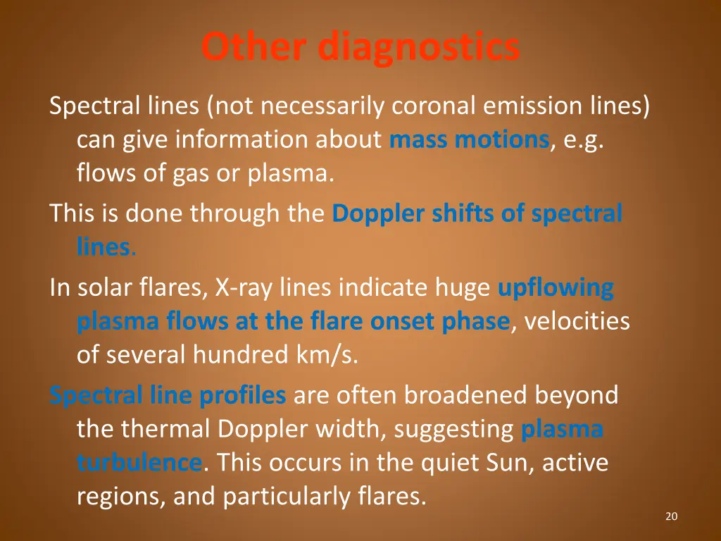 other diagnostics