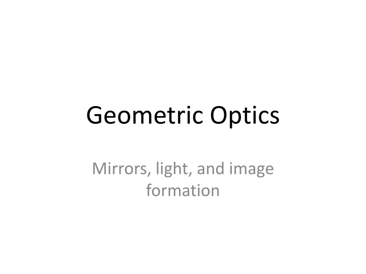 geometric optics