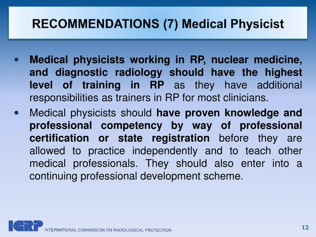 medical physicists working in rp nuclear medicine