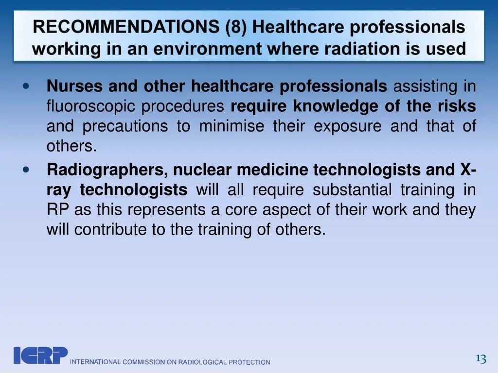 nurses and other healthcare professionals