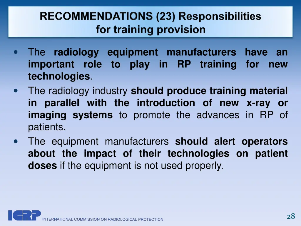 the radiology equipment manufacturers have