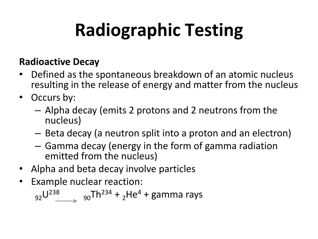 radiographic testing 11