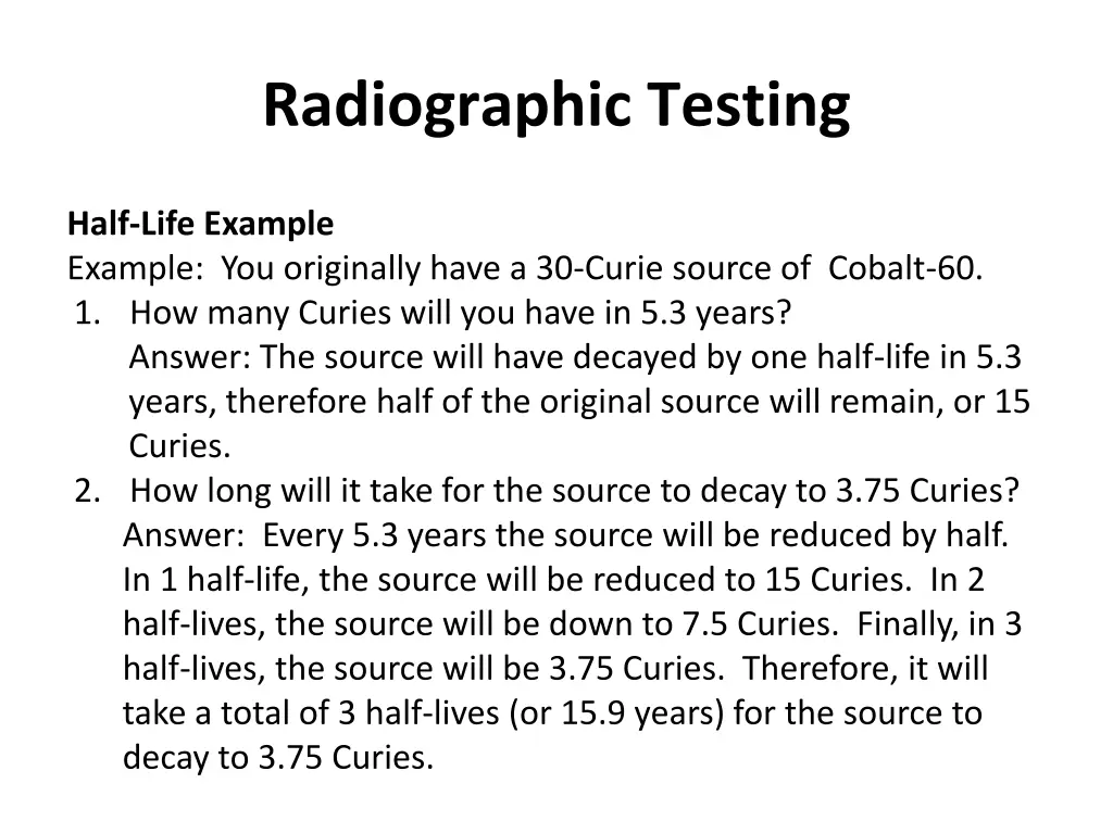 radiographic testing 15