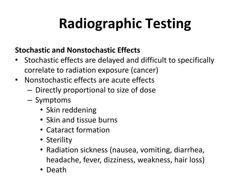 radiographic testing 24