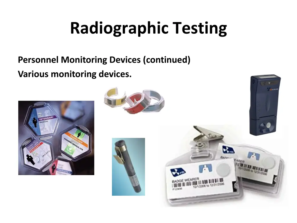 radiographic testing 35