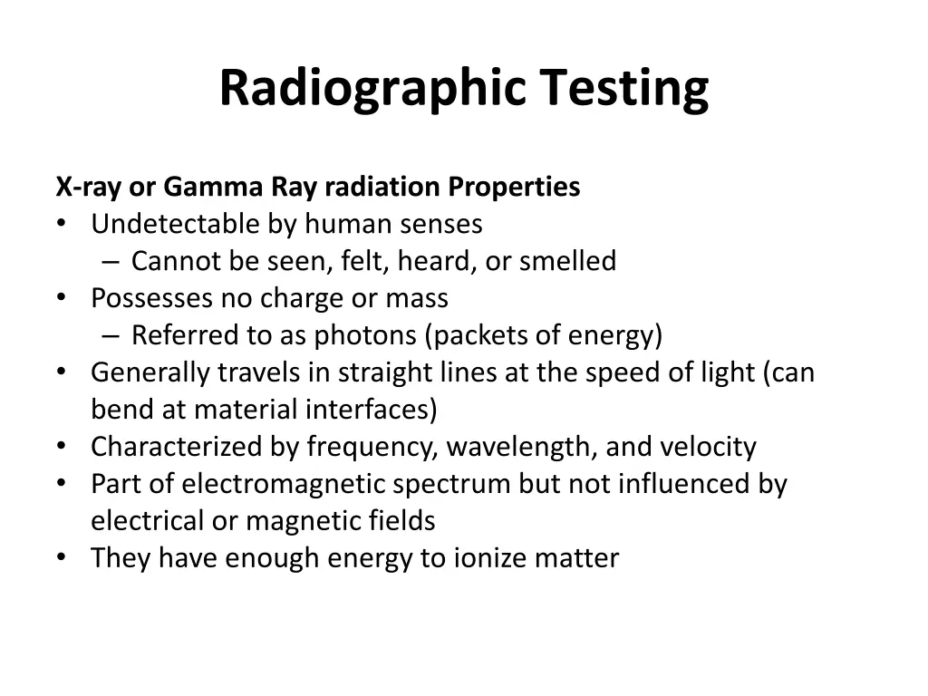 radiographic testing 7