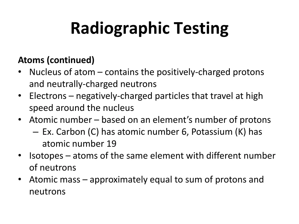 radiographic testing 9