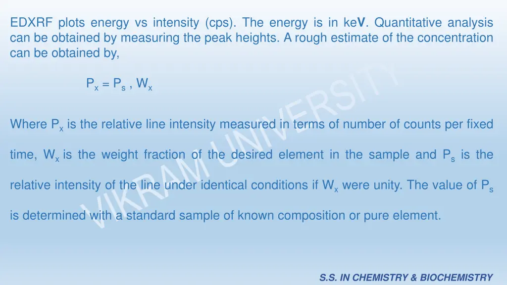 edxrf plots energy vs intensity cps the energy