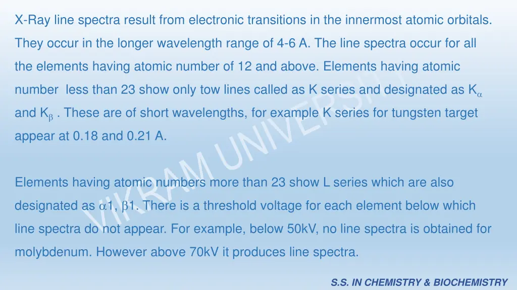 x ray line spectra result from electronic