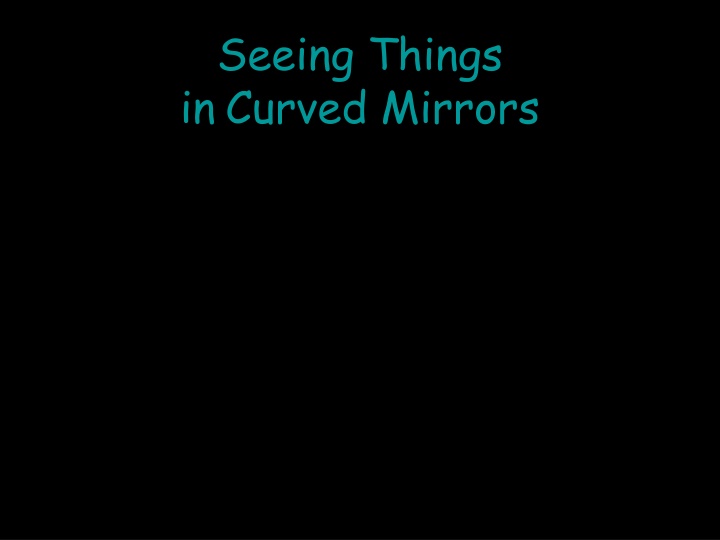 seeing things in curved mirrors