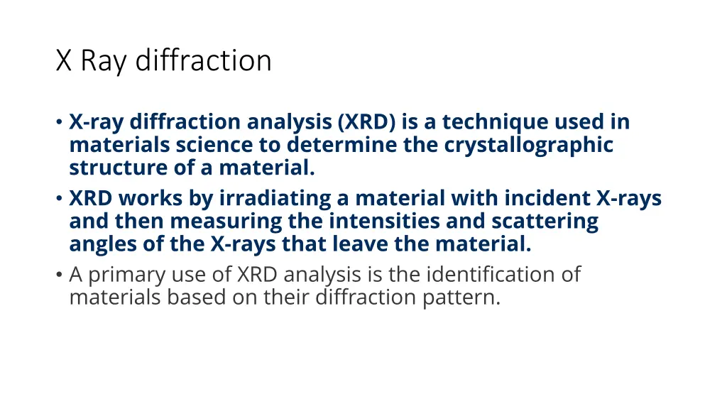 x ray diffraction 1