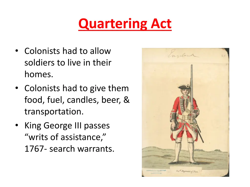 quartering act