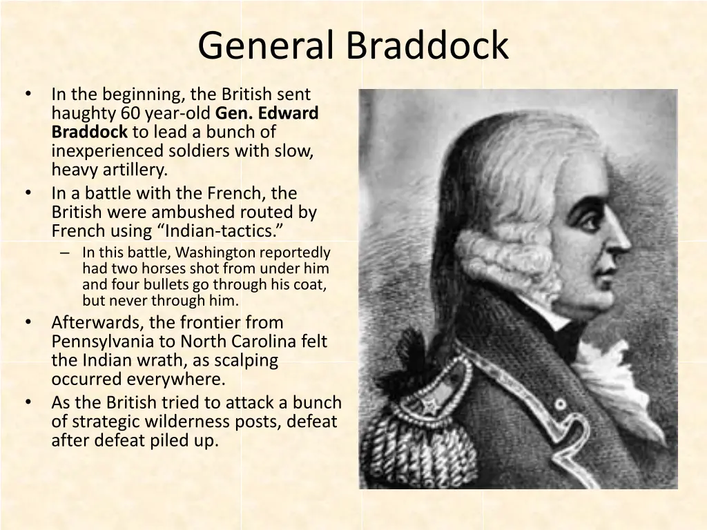 general braddock