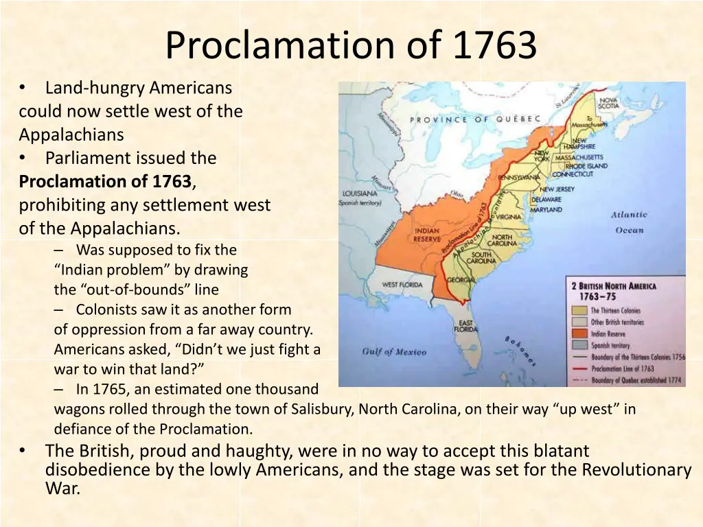 proclamation of 1763