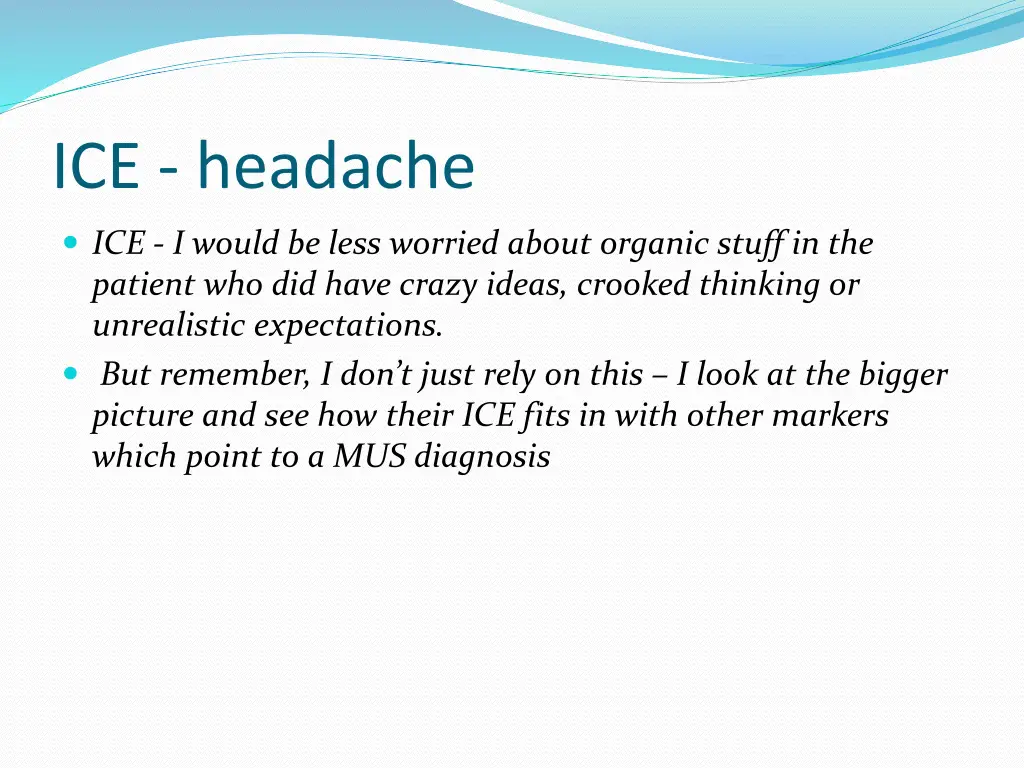 ice headache