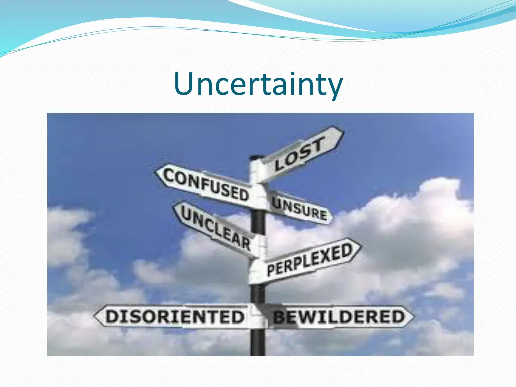 uncertainty