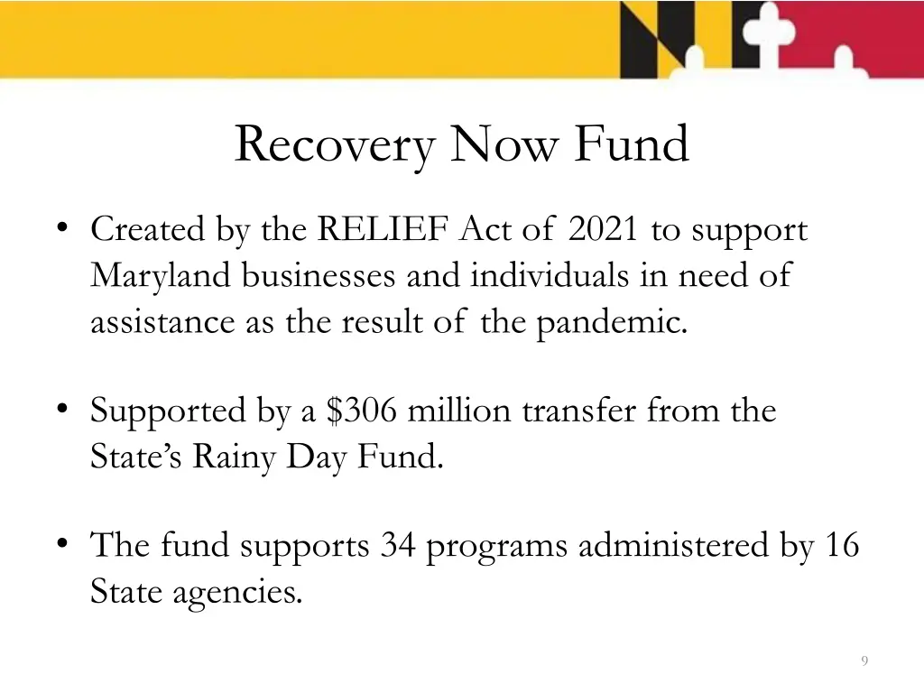 recovery now fund