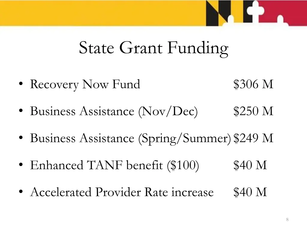 state grant funding