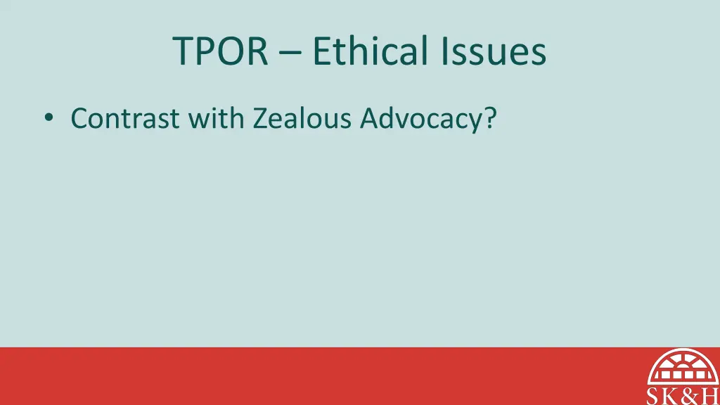 tpor ethical issues 1