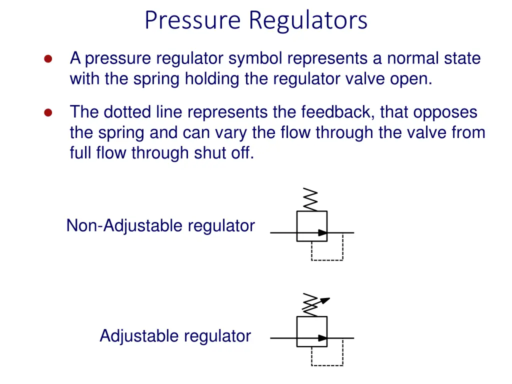 pressure regulators