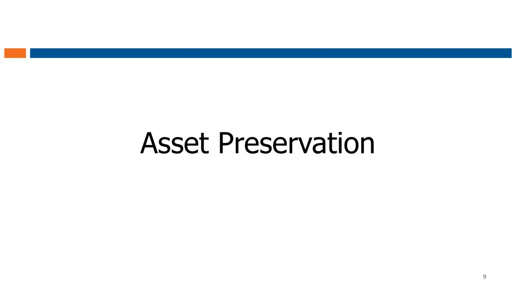 asset preservation