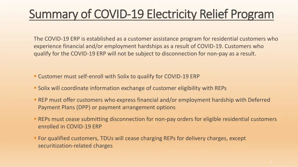 summary of covid summary of covid 19 electricity