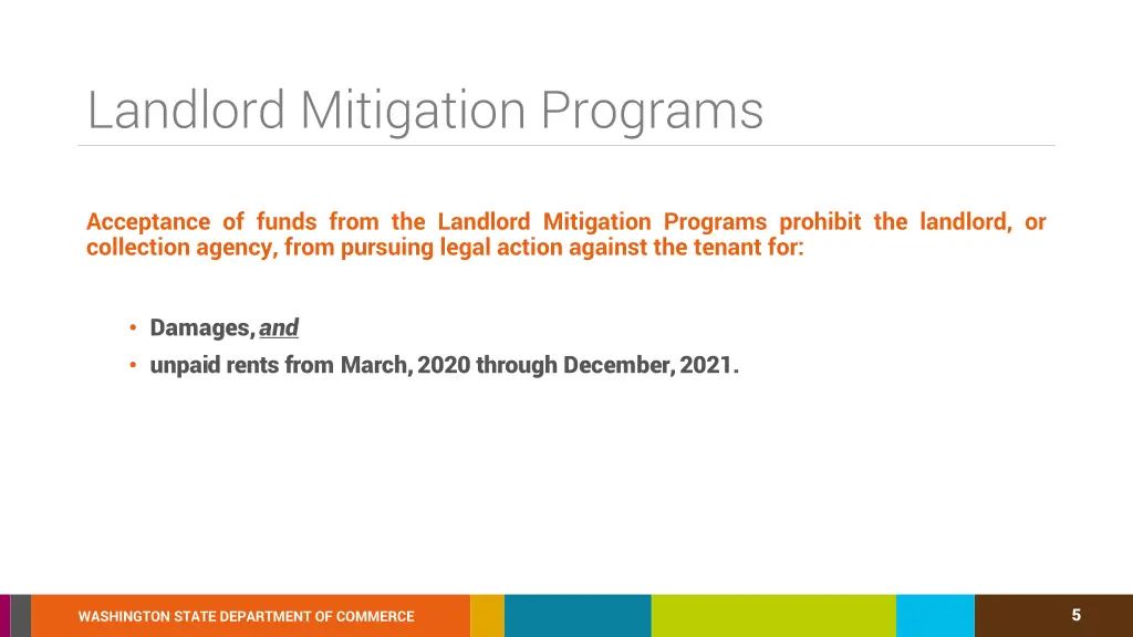 landlord mitigation programs