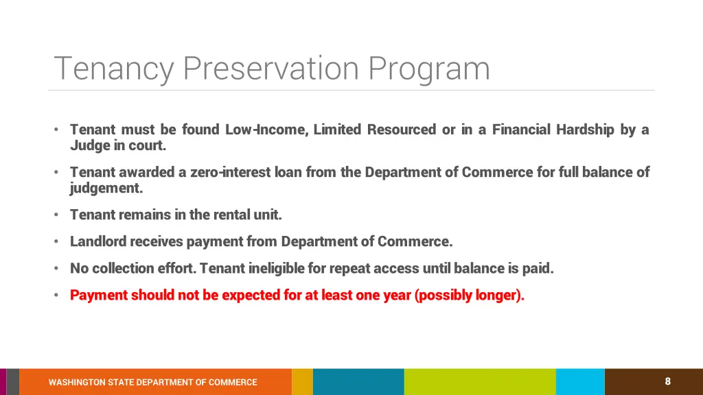 tenancy preservation program