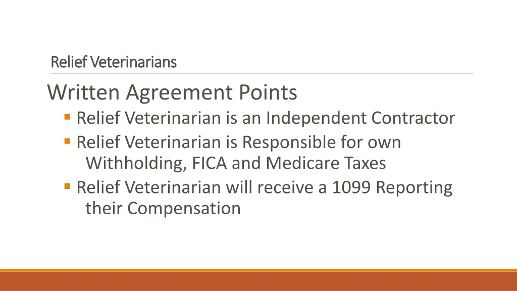 relief veterinarians relief veterinarians written