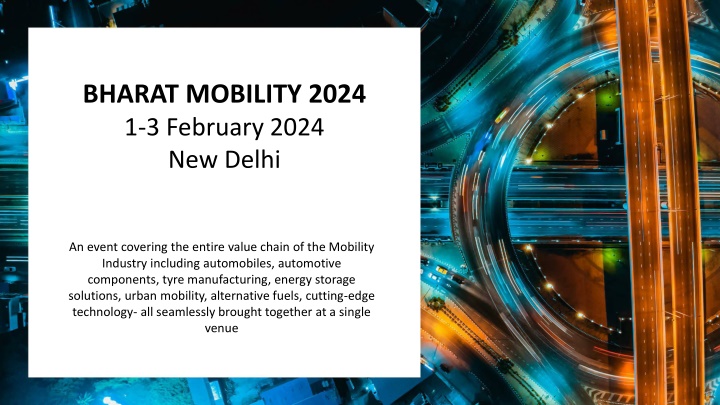 bharat mobility 2024 1 3 february 2024 new delhi