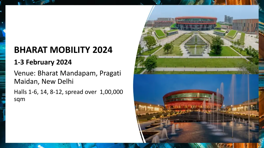bharat mobility 2024 1 3 february 2024 venue