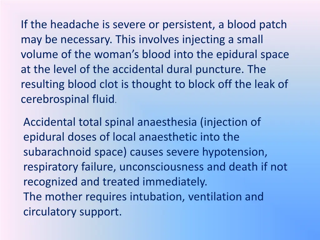 if the headache is severe or persistent a blood