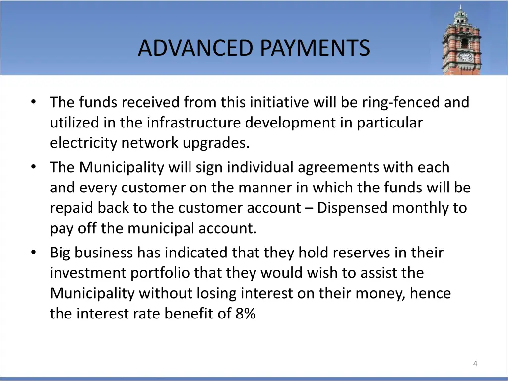 advanced payments 1